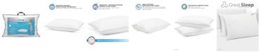 Great Sleep Twice Cool Premium Adjustable Foam Cluster Pillows